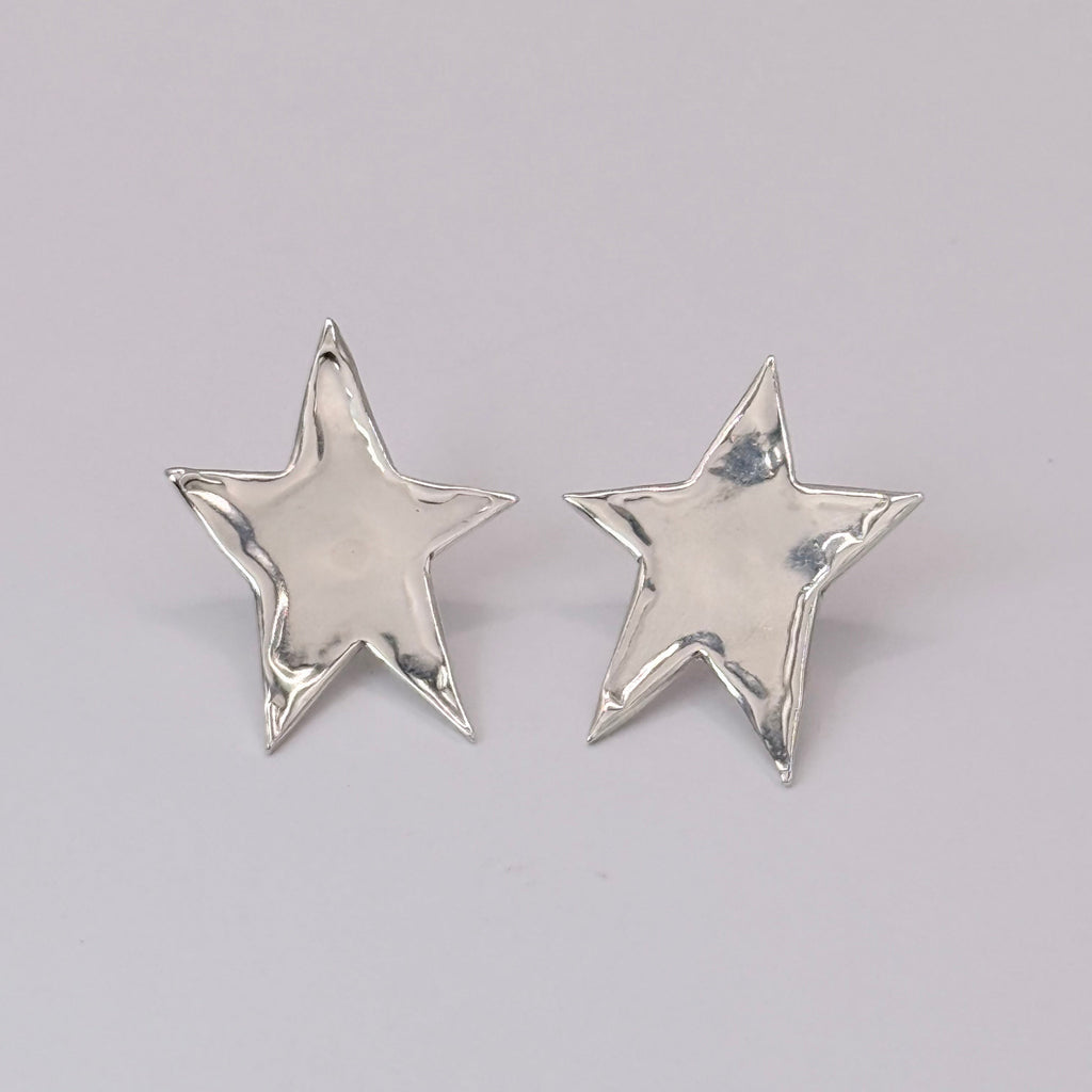 Large Molten Star Studs