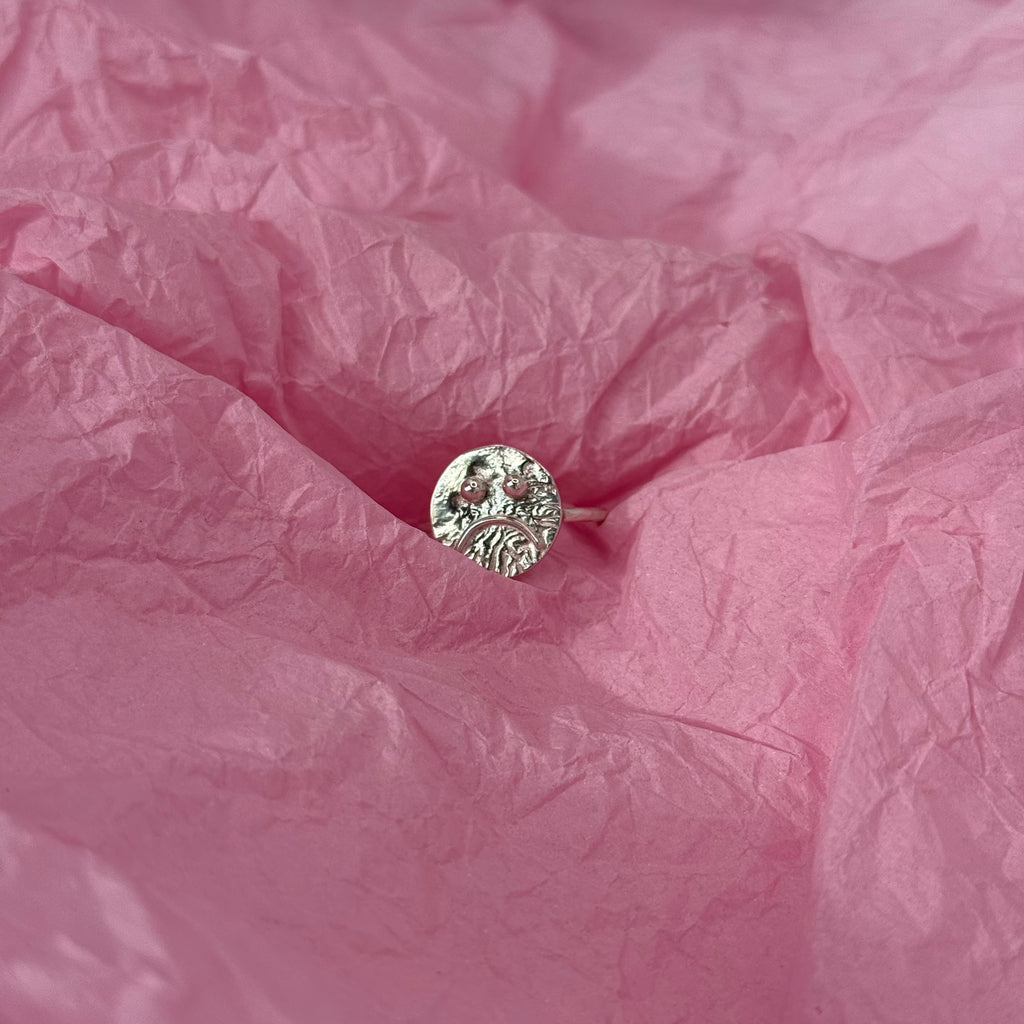 Sad Face Ring