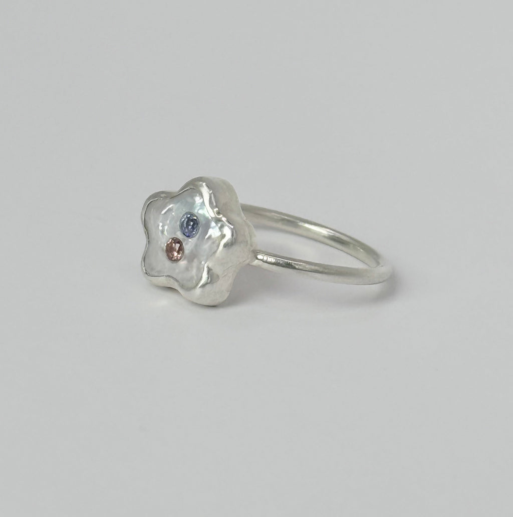 Pearl Flower Ring 01