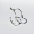 Medium Ribbon Hoops