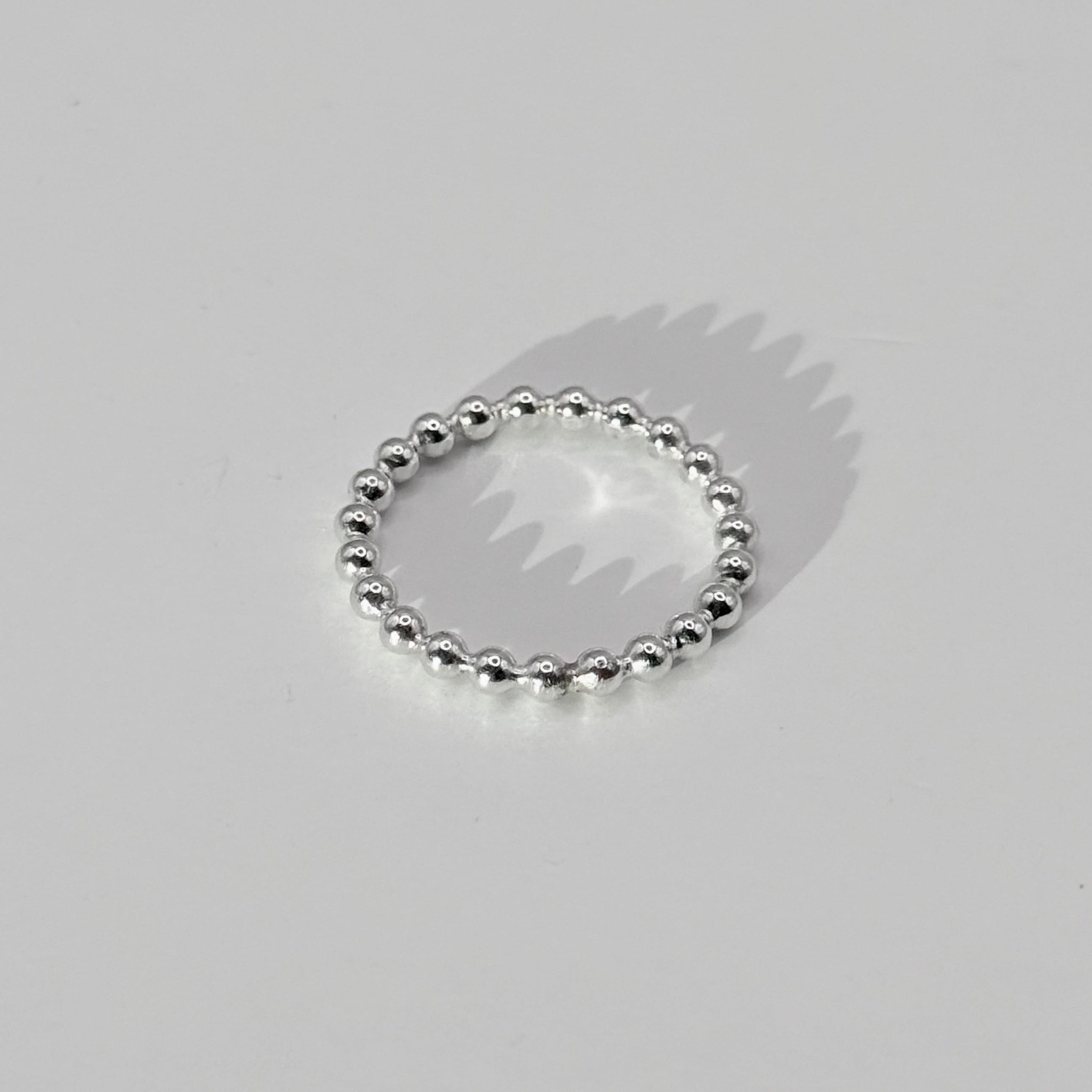 Chunky Beaded Stack Ring