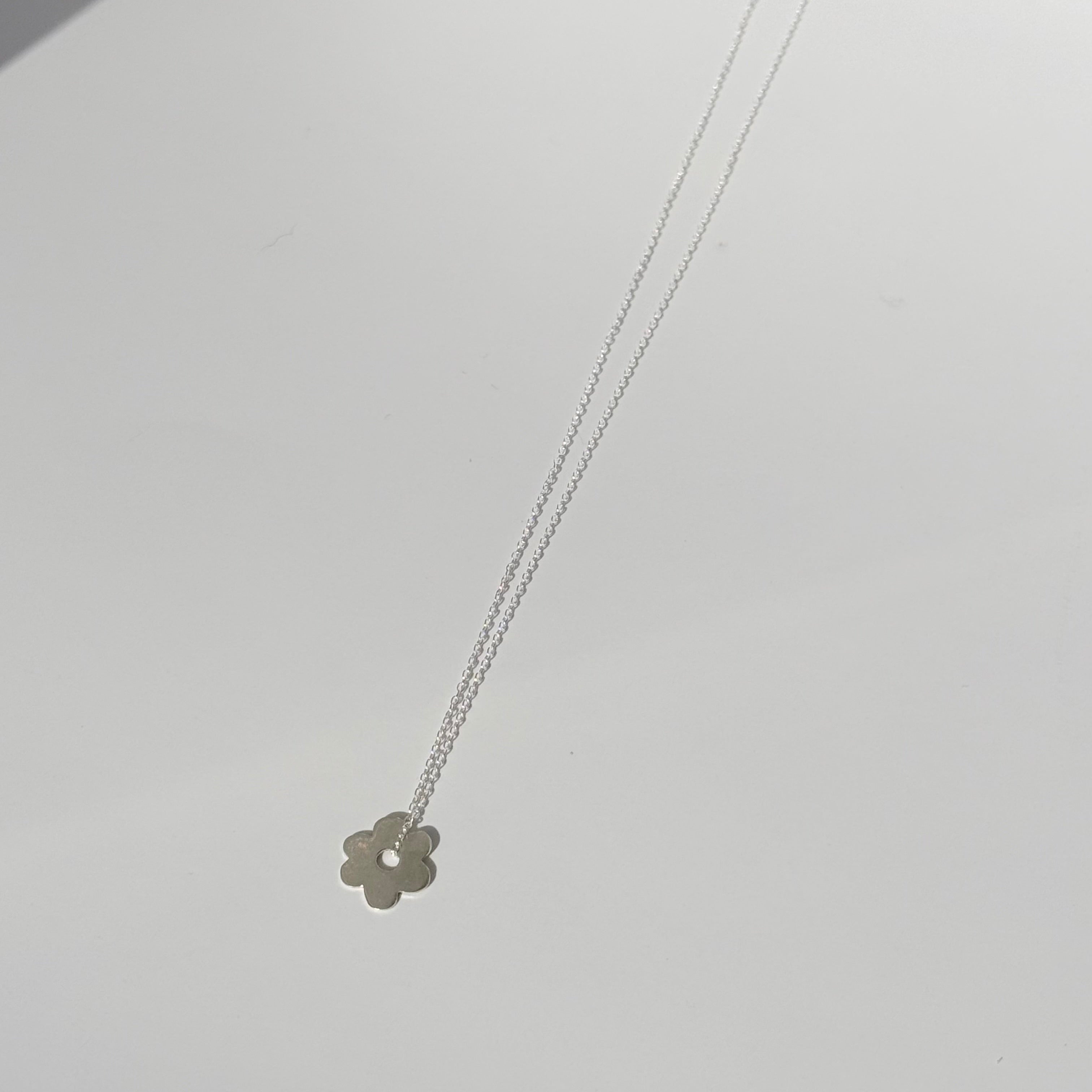 Small Organic Flower Necklace