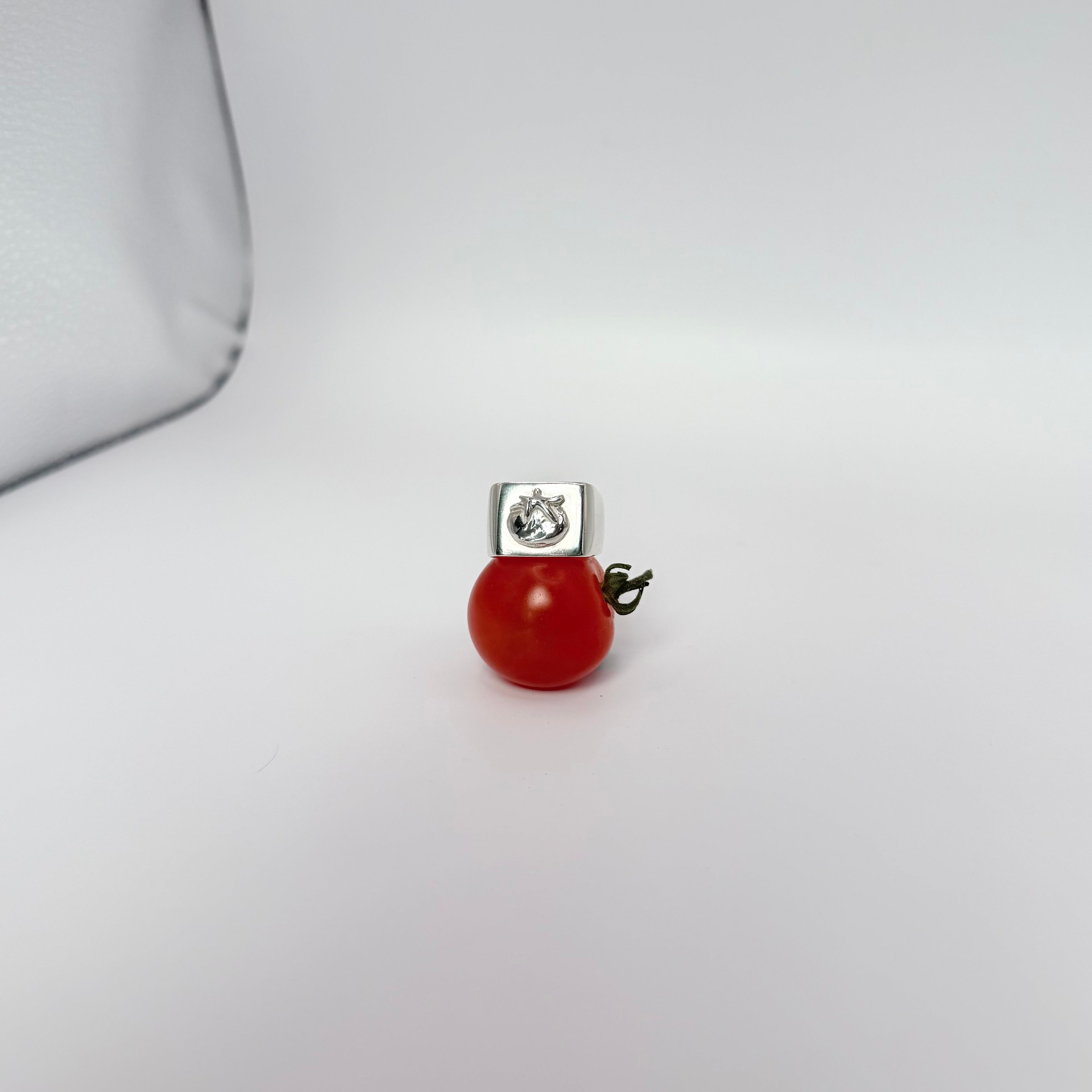 Cherry Tomato Signet Ring