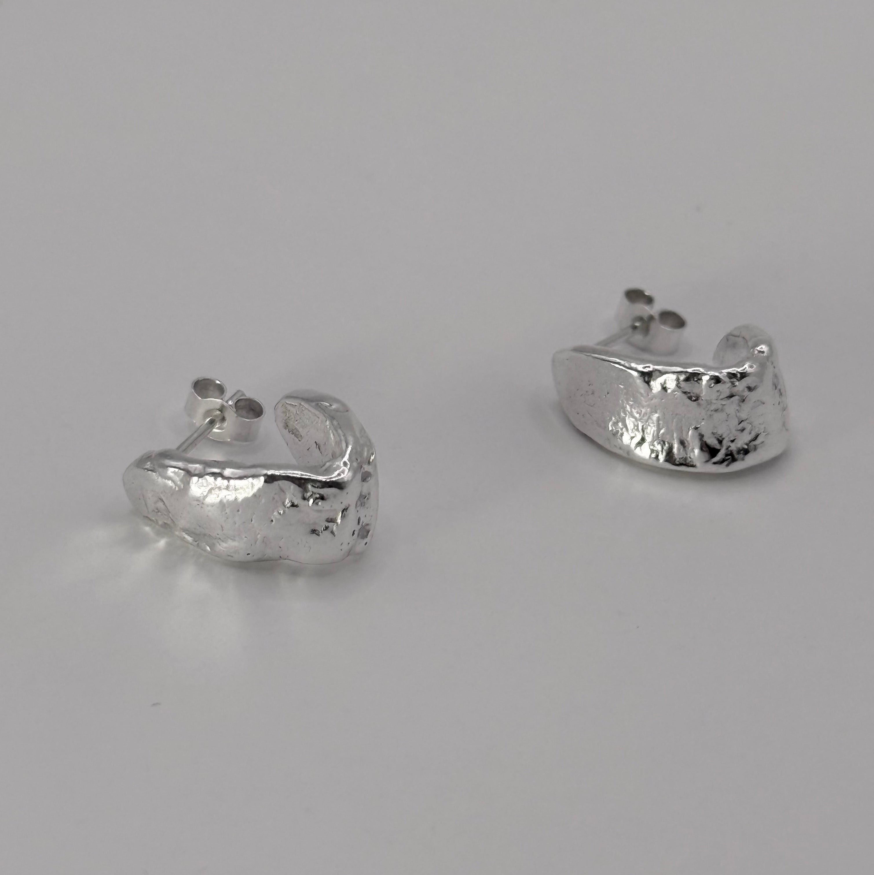 Molten Curl Studs