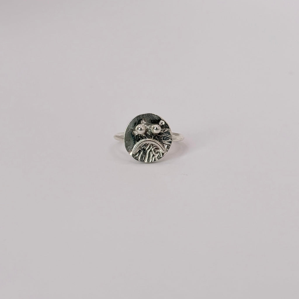 Sad Face Ring