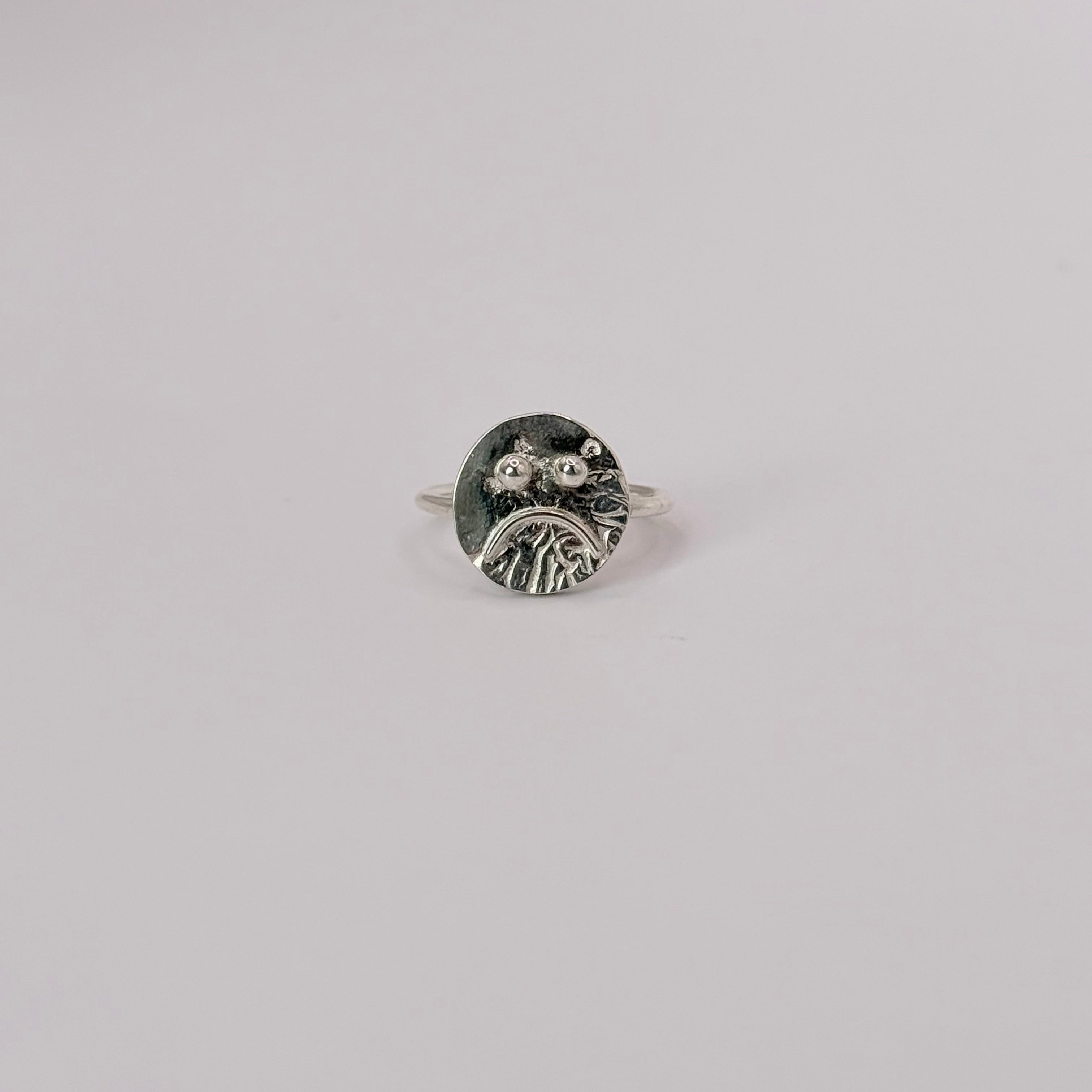 Sad Face Ring