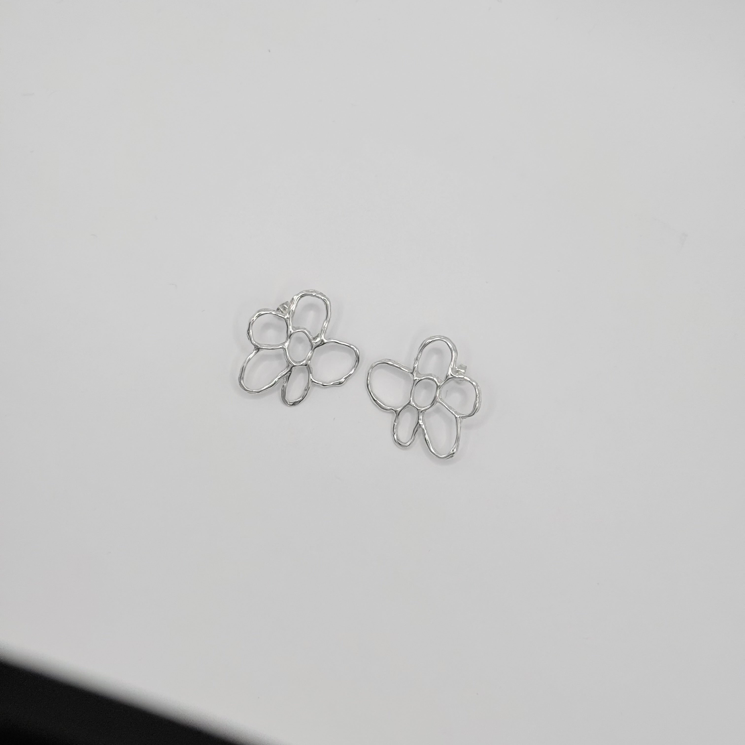Statement Molten Flower Studs