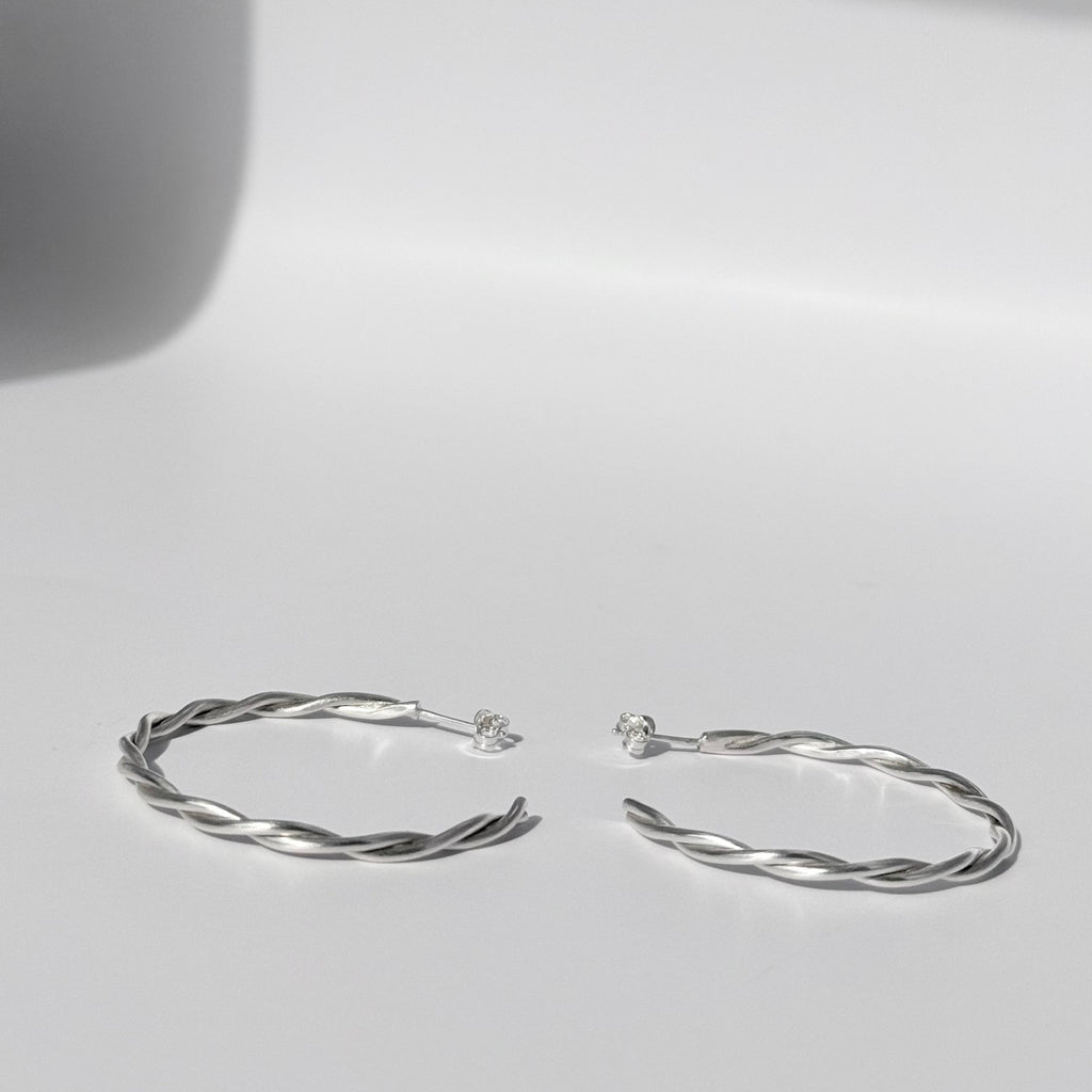 Large Twisted Hoops