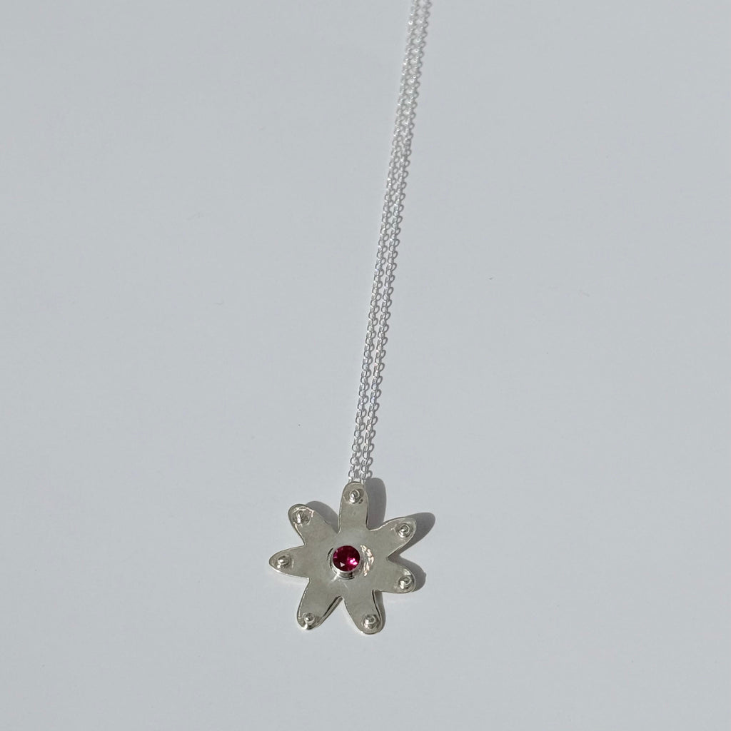 Bloom Necklace with Sapphire