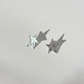 Medium Molten Star Studs