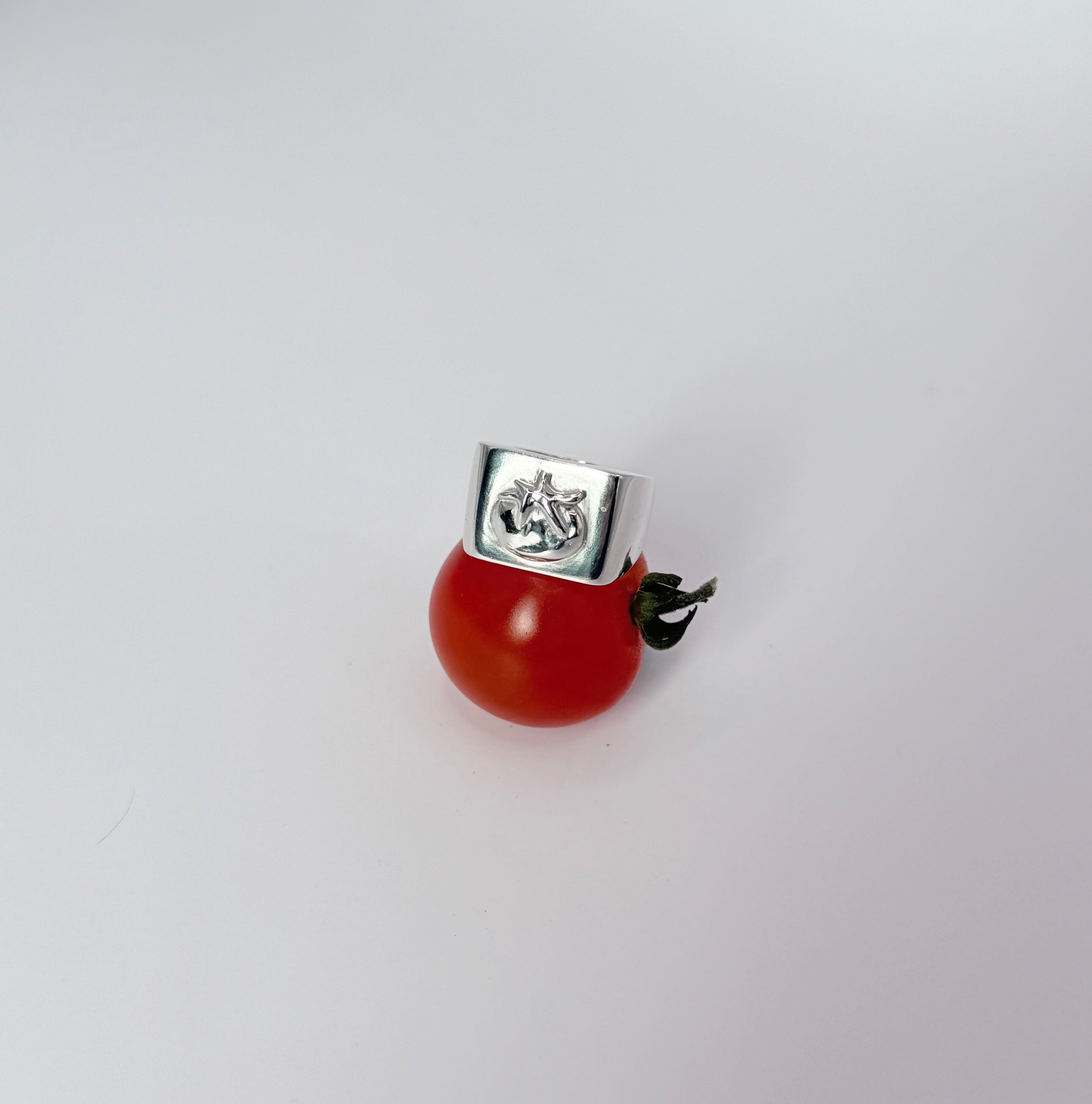 Cherry Tomato Signet Ring