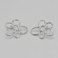 Statement Molten Flower Studs