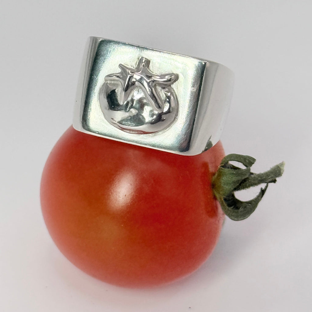 Cherry Tomato Signet Ring