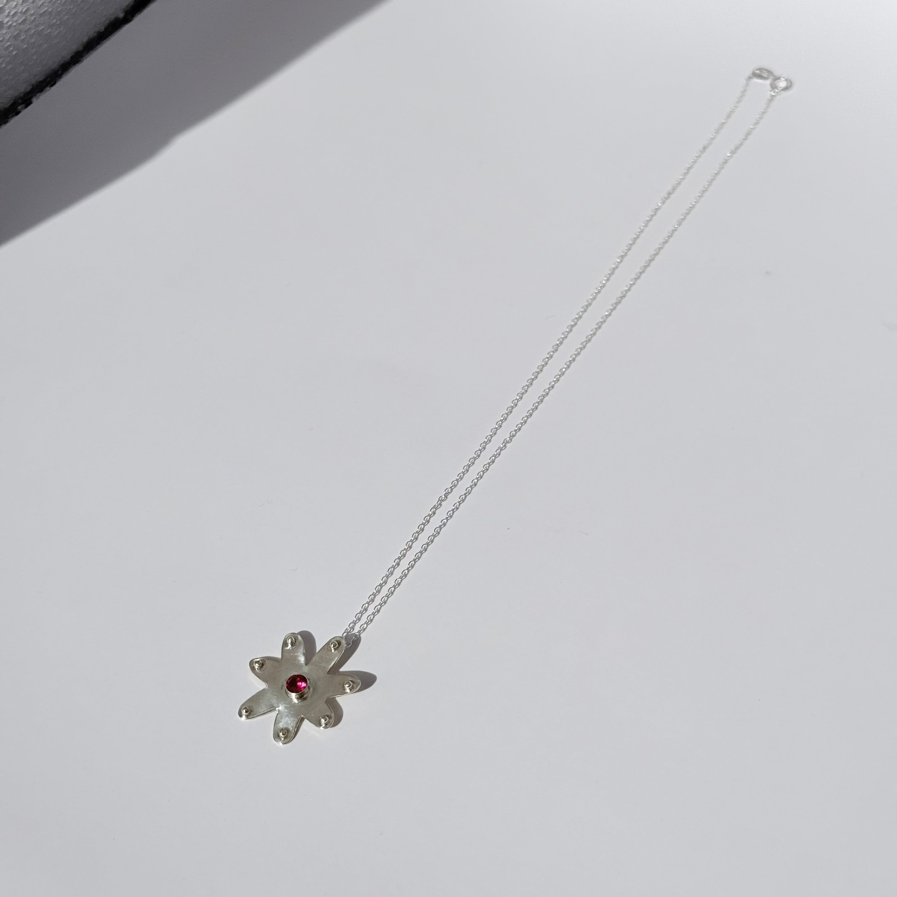 Bloom Necklace with Sapphire