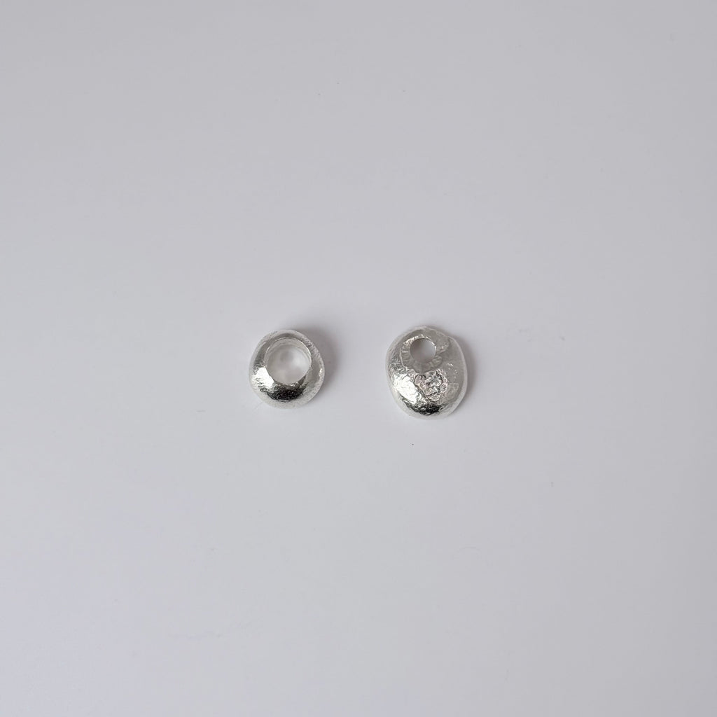 Small Hag Stone Hoops