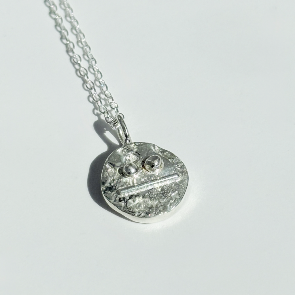 Mini Unbothered Face Necklace
