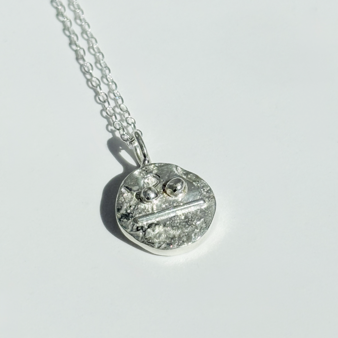 Mini Unbothered Face Necklace