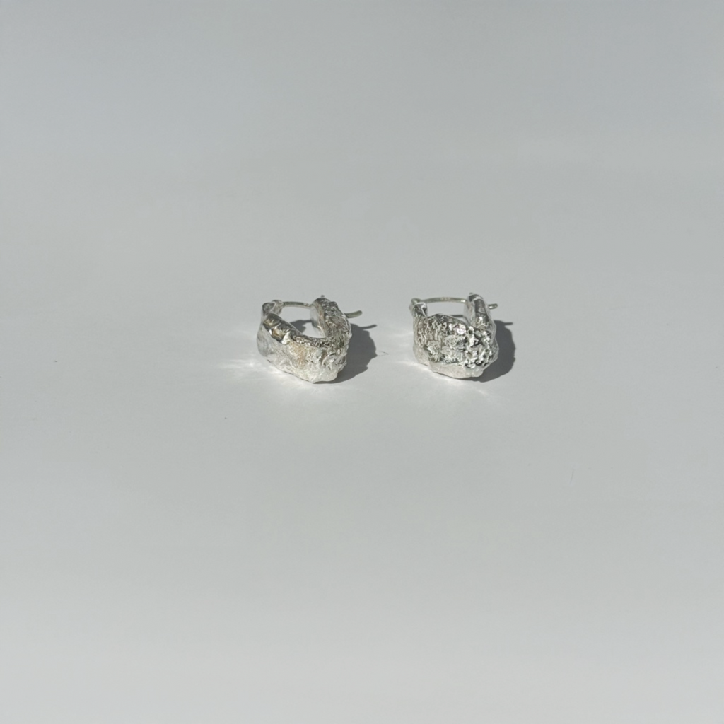 Statement Molten Curl Hoops