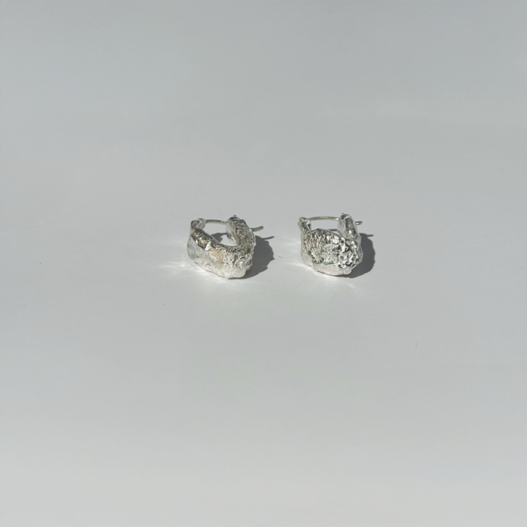 Statement Molten Curl Hoops