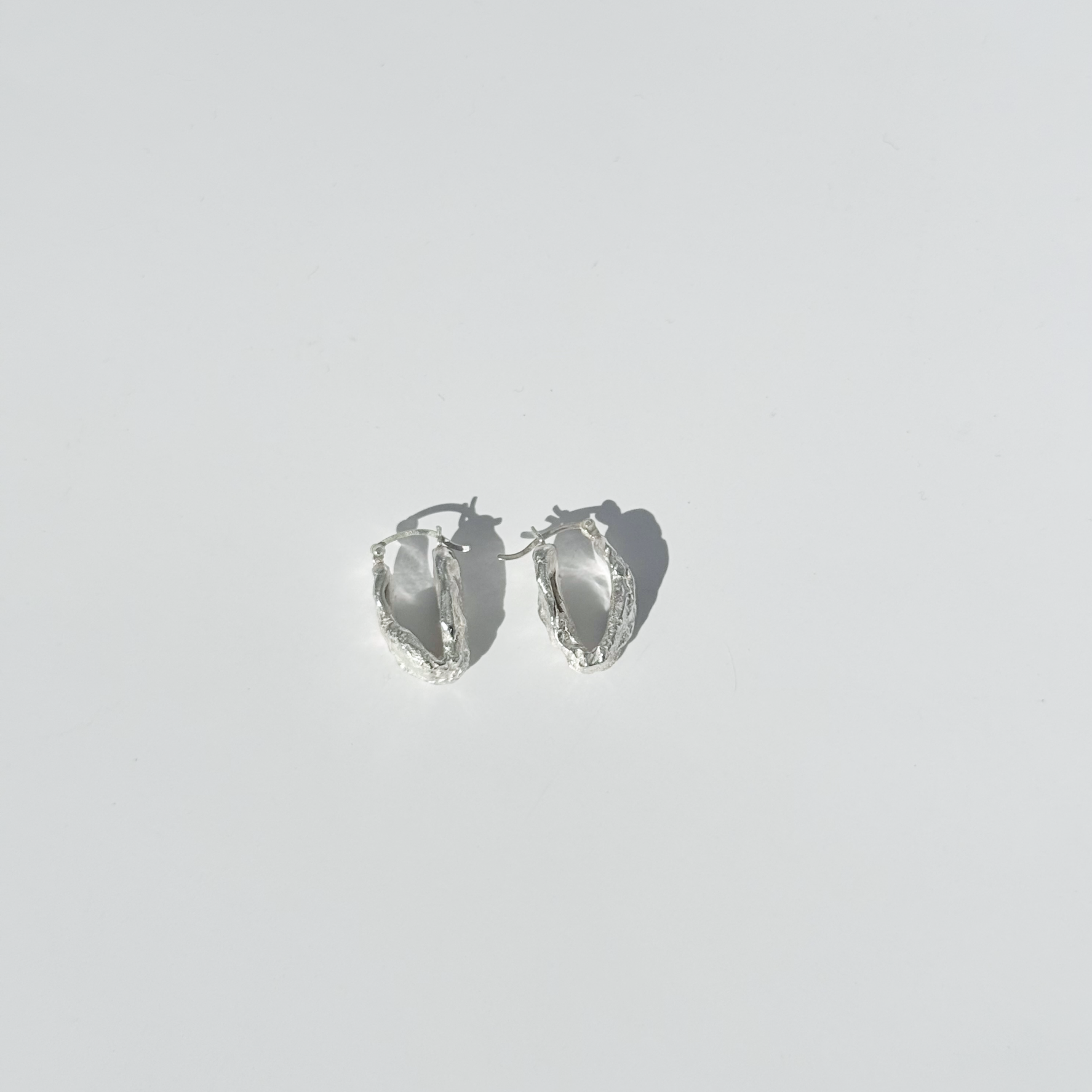 Statement Molten Curl Hoops